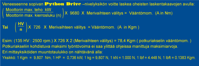 Pytj´hon Drive laskenta